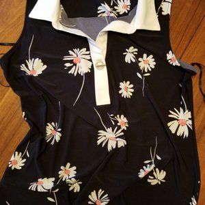 TOMMY HILFIGER DARK NAVY SLEEVELESS TOP